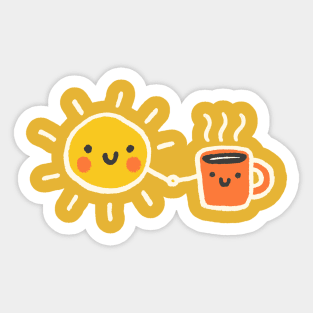 Morning lovers Sticker